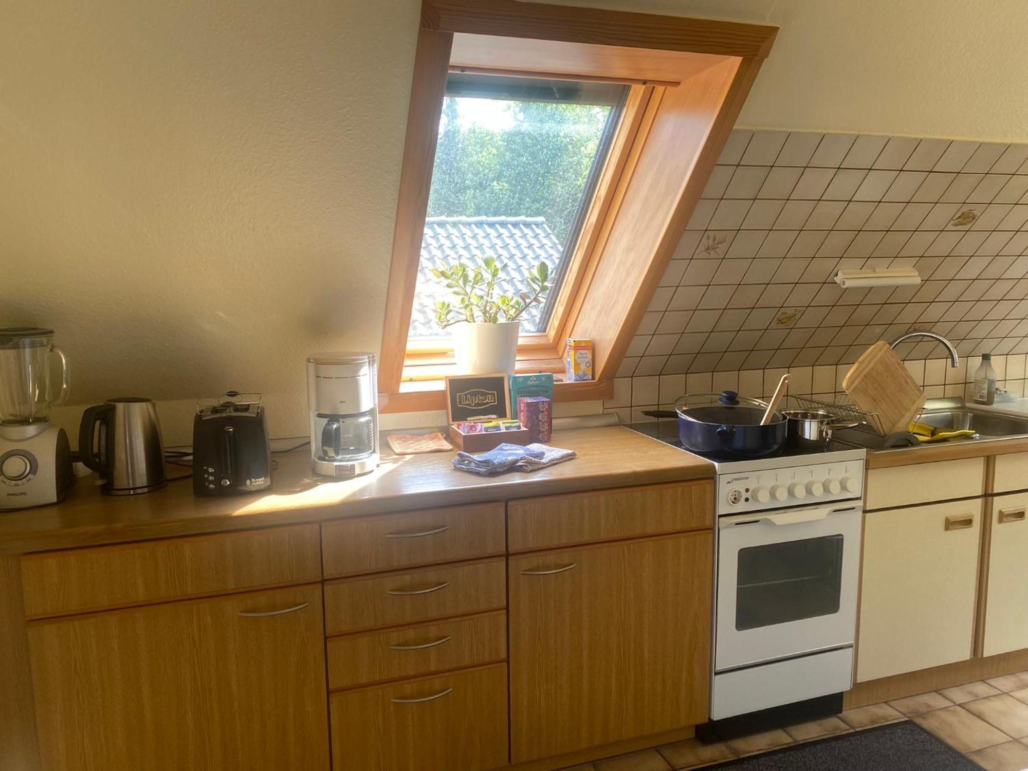 Gartenblick-Oase: Obergeschosswohnung In Hamburg Luaran gambar